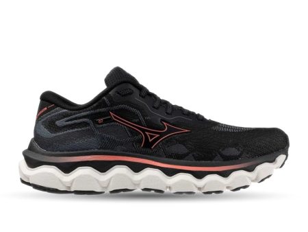 Mizuno Women s Wave Horizon 7 - Black Dubarry Online now