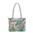 Anuschka Small Shopper Shoulder Bag 677- Jungle Queen Ivory Supply