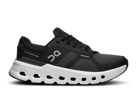 On Women s Cloudrunner 2 (Wide Width) - Eclipse Black Online now