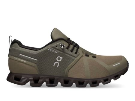 On Men s Cloud 5 Waterproof - Olive Black Discount