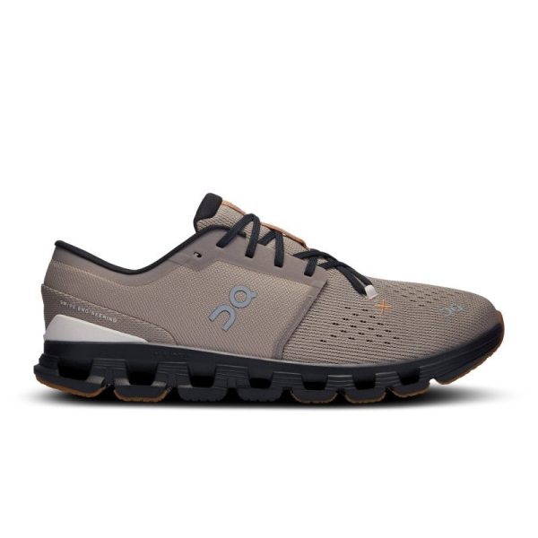 On Men s Cloud X 4 - Fog Black For Cheap