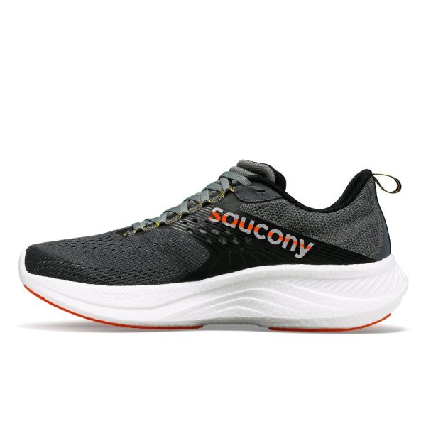 Saucony Men s Ride 17 - Shadow Pepper (Wide Width) Cheap