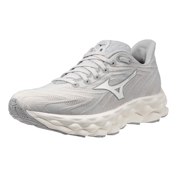 Mizuno Women s Wave Sky 8 - Harbor Mist Snow White Hot on Sale